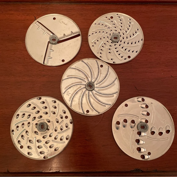 Vintage 1970s Moulinex Mouli-Julienne 445 5 Disc Slicer Shredder Grater - Picture 7 of 8